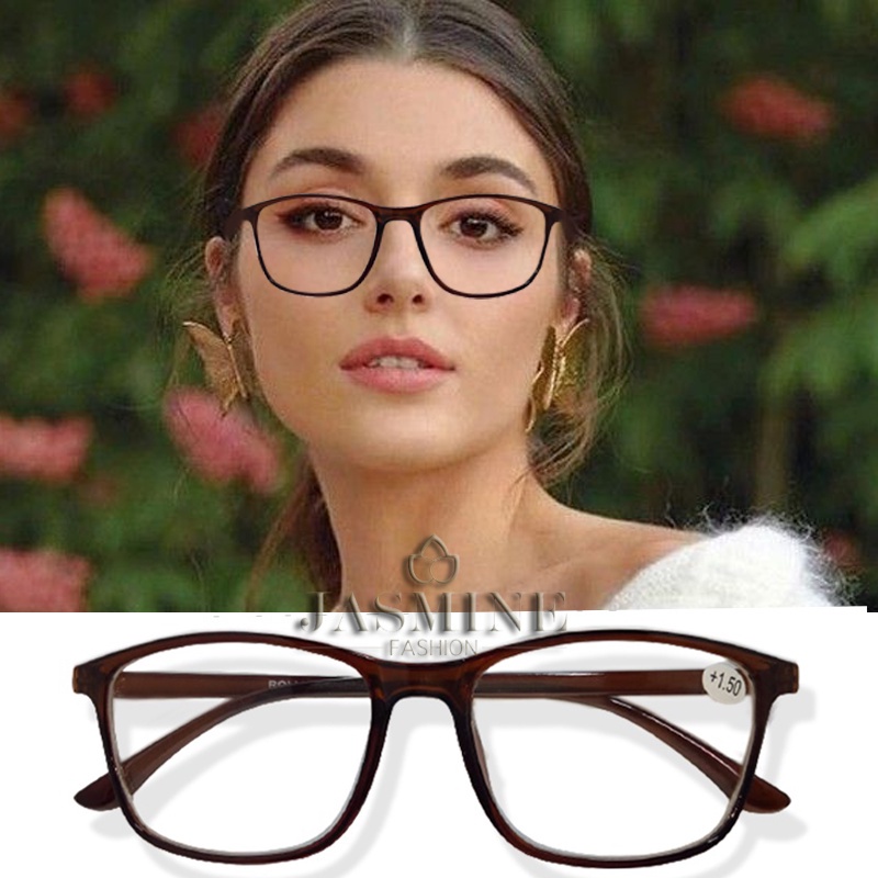 TrendyGaya- Kacamata Baca Plus (+) Dobel Fungsi Baca dan Jalan Fashion Wanita Pria Unisex / Kacamata