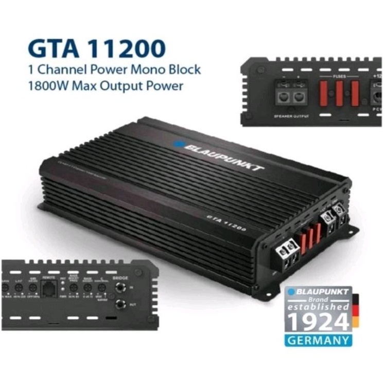 POWER MONOBLOK BLAUPUNKT GTA 11200 AMPLIFIER MONOBLOCK BLAUPUNKT GTA 11200 GERMANY