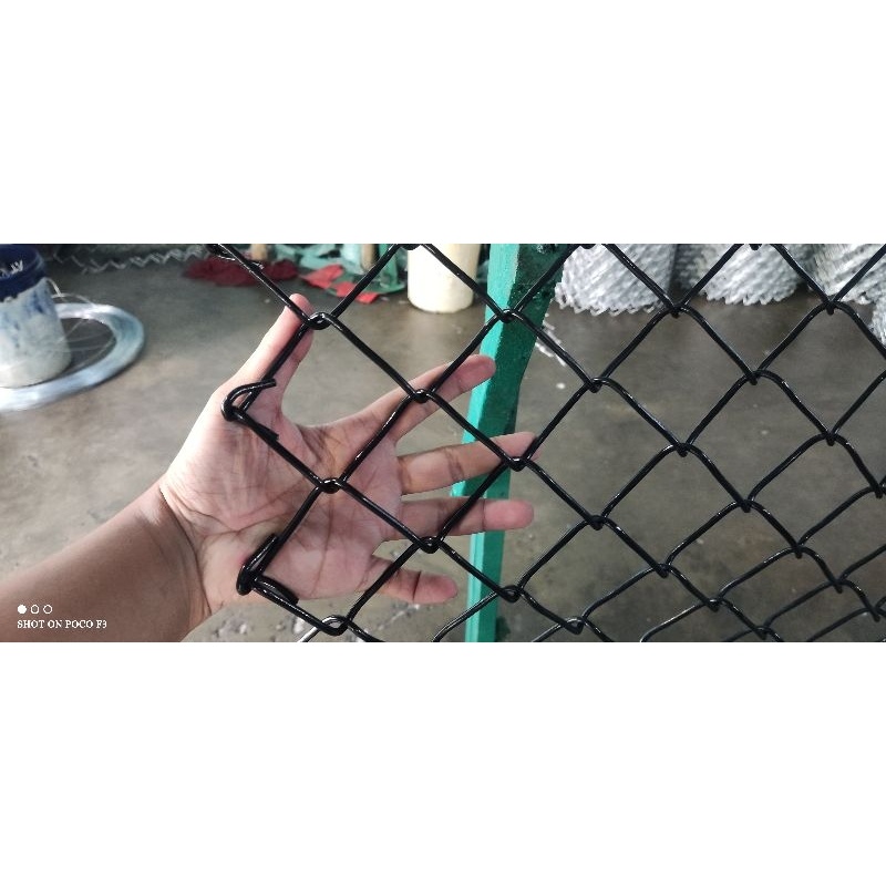 KAWAT HARMONIKA PVC 3,5 MM KOTAK 5 CM TINGGI 1,5 M