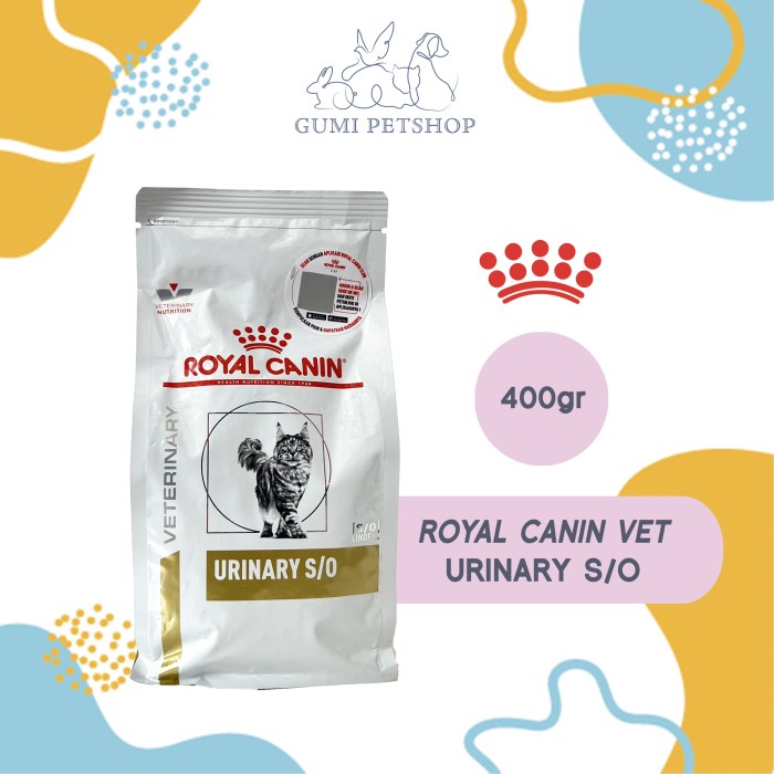 Pet- ROYAL CANIN Urinary SO Cat Food 400gr / Makanan Kucing Urinary CatFood
