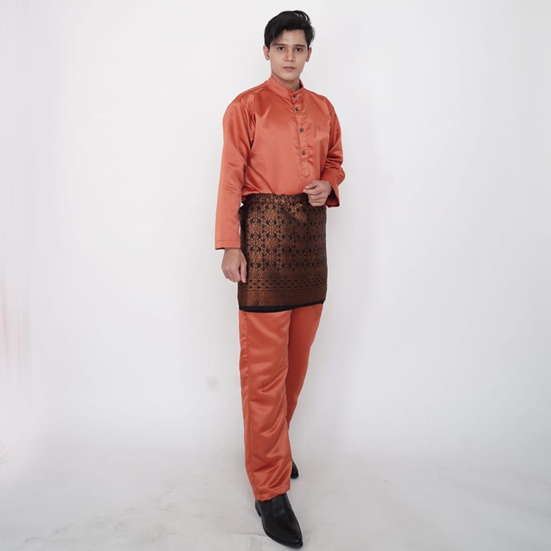 New Deals Setelan Baju Kurung Pria - Baju Melayu Pria - Setelan Teluk Belangga - Setelan Baju Kurung