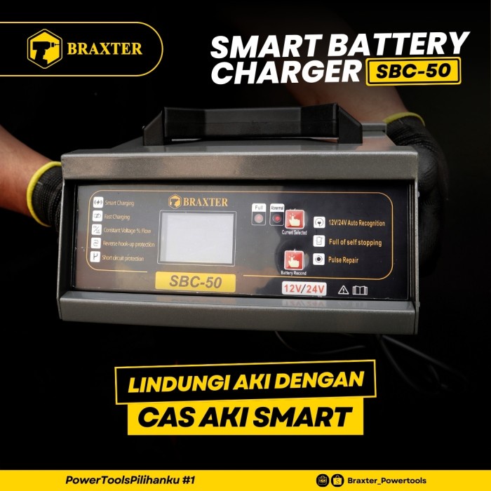 SBC-50. AUTOMATIC SMART BATTERY / CAS AKI OTOMATIS. BRAXTER ORIGINAL