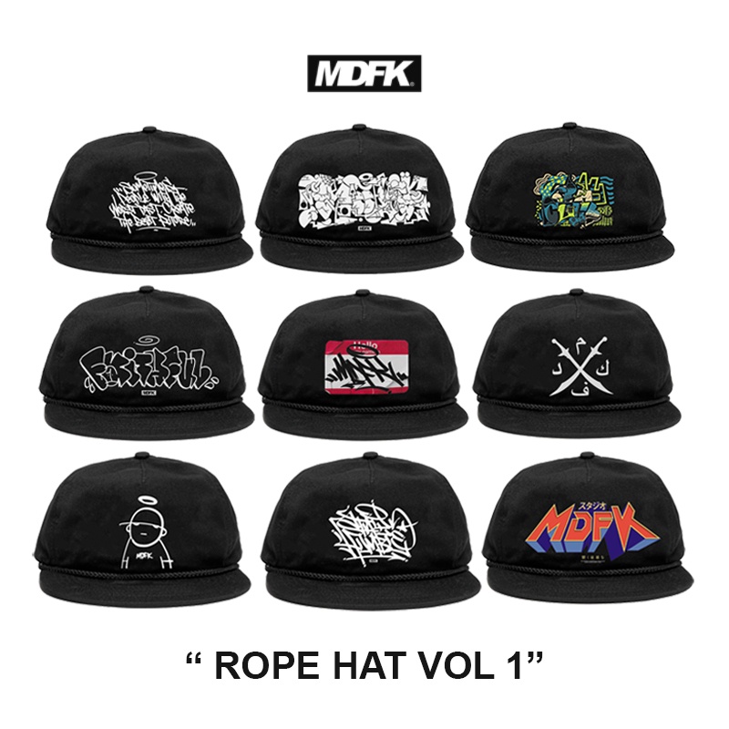 JaminanBaru- MDFK ROPE HAT COLLECTION VOLUME 1 topi rope hat mdfk