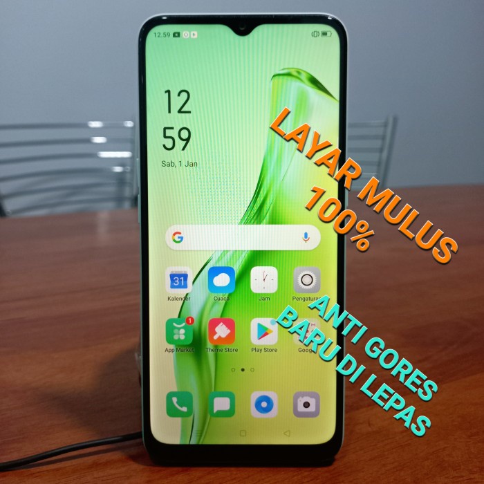 HP BEKAS OPPO A31 RAM 4GB MEMORI 128GB, SEMUA PART ORIGINAL, PEMAKAIAN PRIBADI *