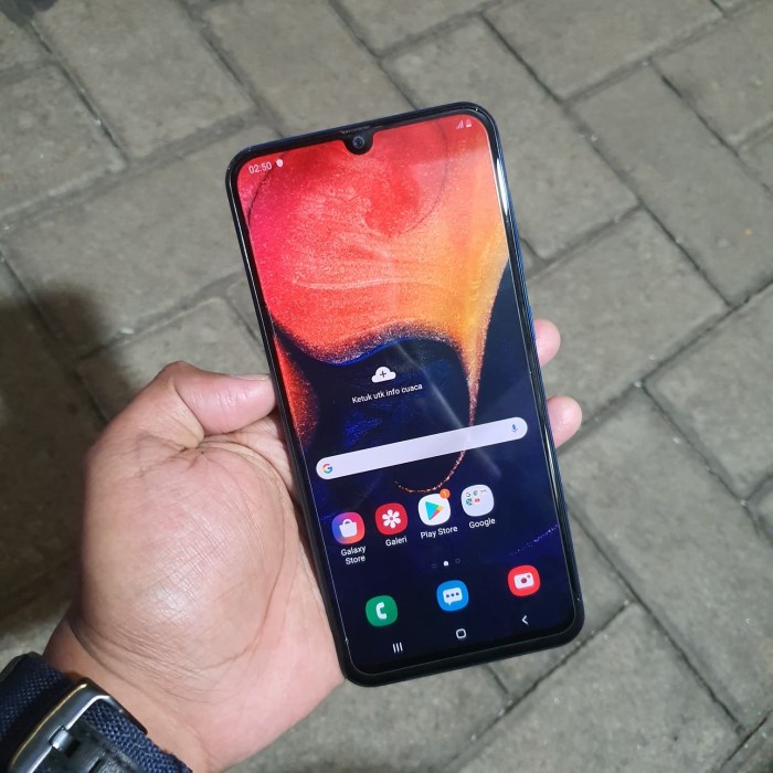Handphone Hp Samsung Galaxy A50 6/128 Second Seken Bekas Murah *