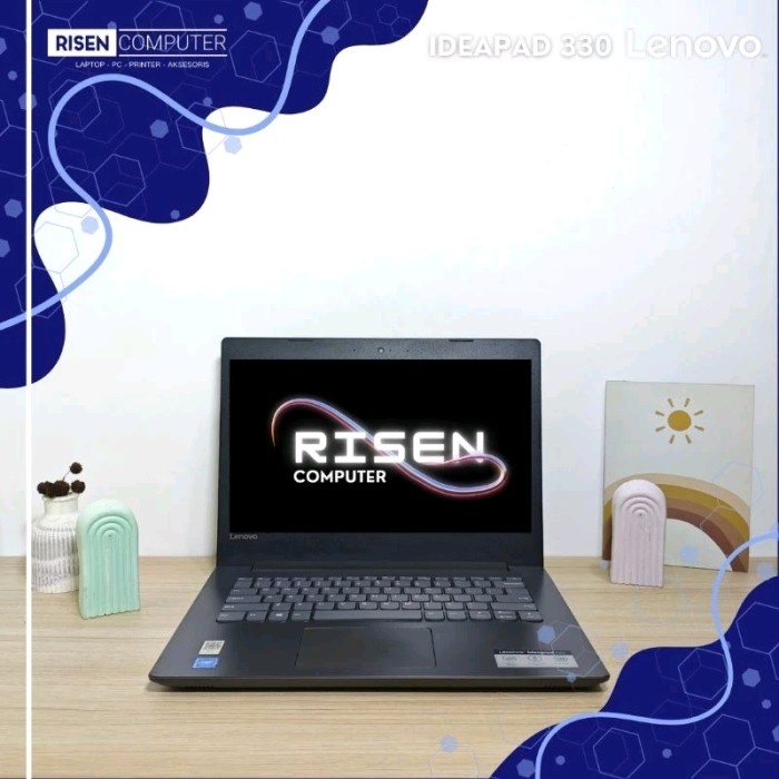Second LAPTOP LENOV0 IDEAPAD 330 Intel Celeron N4000 RAM 4GB SSD 128GB Notebook 14inch Seken Bekas