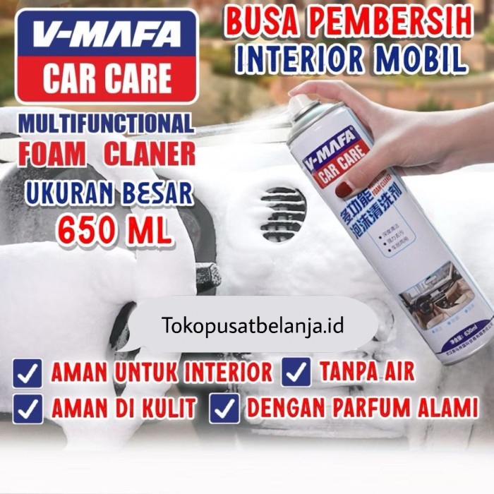 Ori 100% Busa Pembersih Interior Mobil Mafa Car Care Multifunctional Foam Cleaner Car Foam
