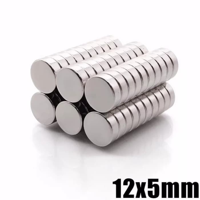 (GoodSeller) Magnet Neodymium Bulat Ketebalan 4mm dan 5mm