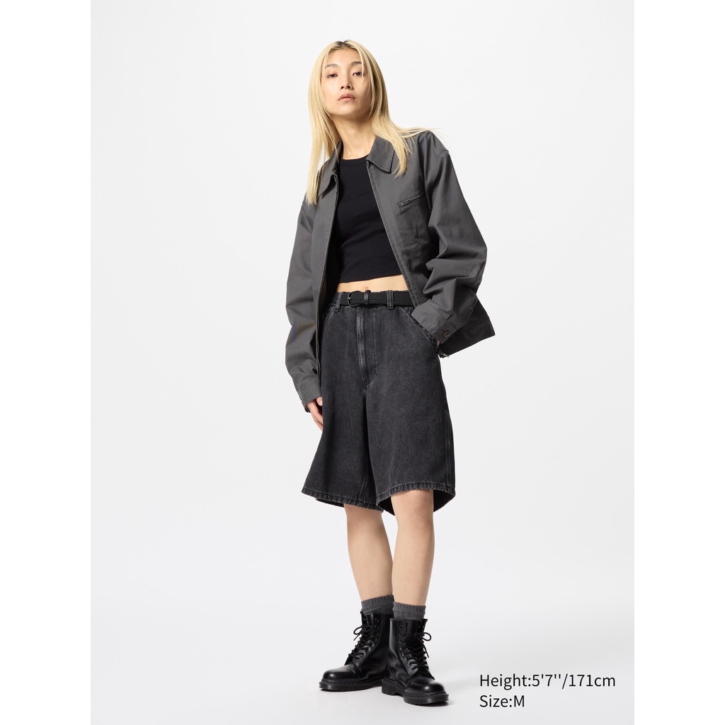 Uniqlo Atasan Crop Bra Rib (Tank Top)