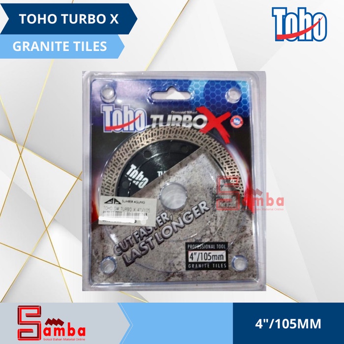 Toho Mata Pisau Potong Granit Keramik 4"/Diamond Wheel Toho Turbo X