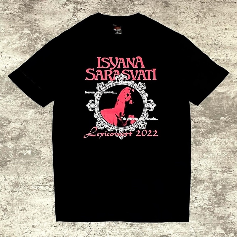 NOOV MUSIC Isyana Sarasvati - Lexiconcert Jakarta City Series Tshirt Unisex - Black