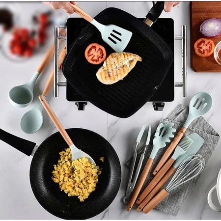 BIG SALE COOKGLORY Silicone Utensil Set/Silicone Utensil Set/set peralatan dapur silikon Utensil
