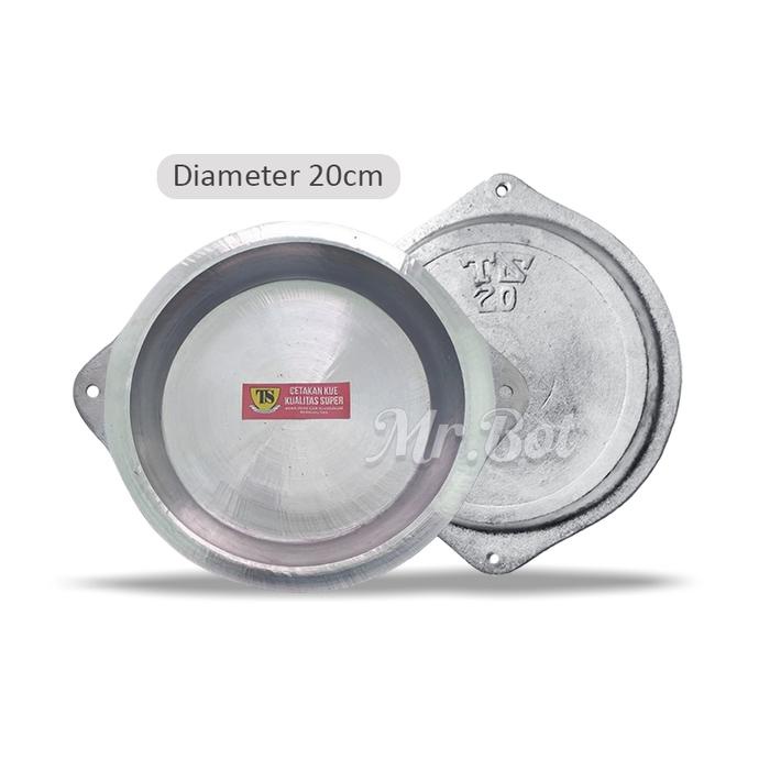 

Cetakan Loyang Martabak Manis 18 & 20Cm Cetakan Terang Bulan Cor Besi Tebal