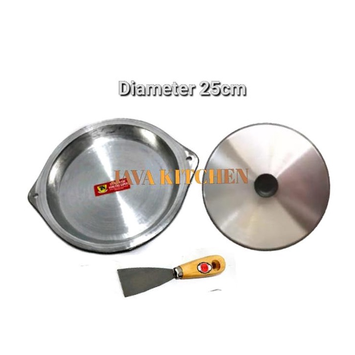 

Cetakan Martabak Manis Anti Lengket Set Tutup Bonus Spatula