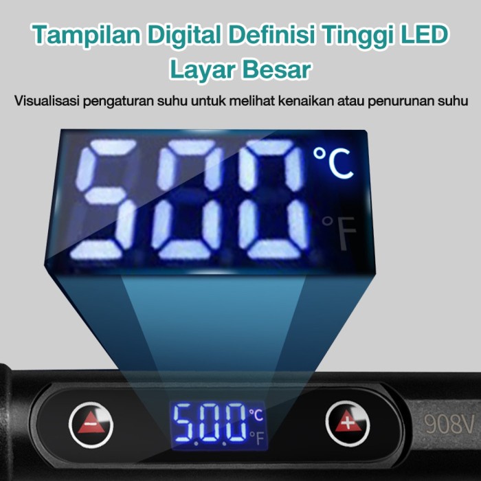 Besi Solder Lcd Solder Listrik Solder Sunshine Digital Soleder Iron 80