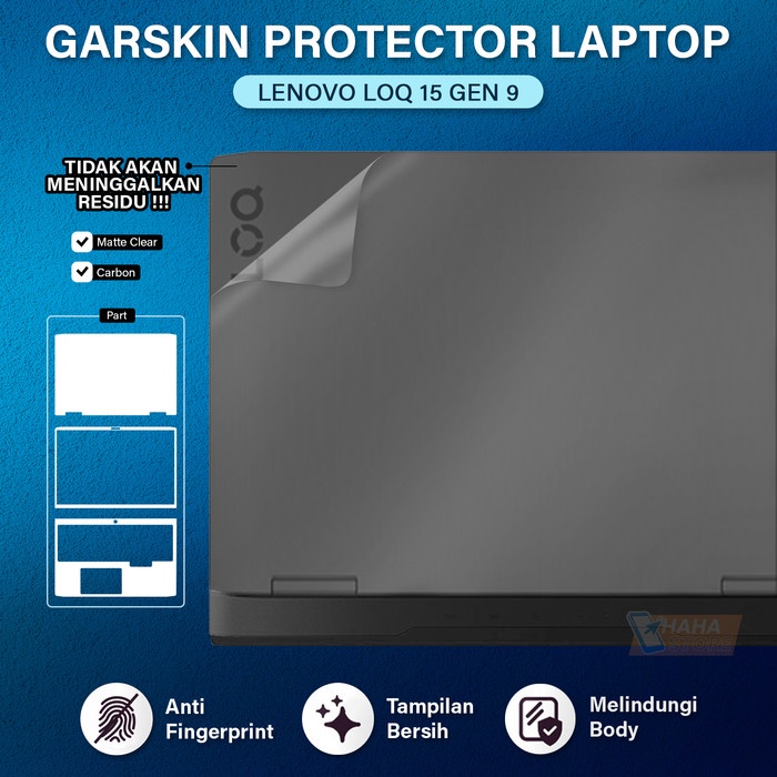 Lenovo Loq Gaming 15 Gen 9 15Ahp9 15Arp9 15Iax9 15Iax9I 15Irx9 Garskin Anti Gores Body Skin