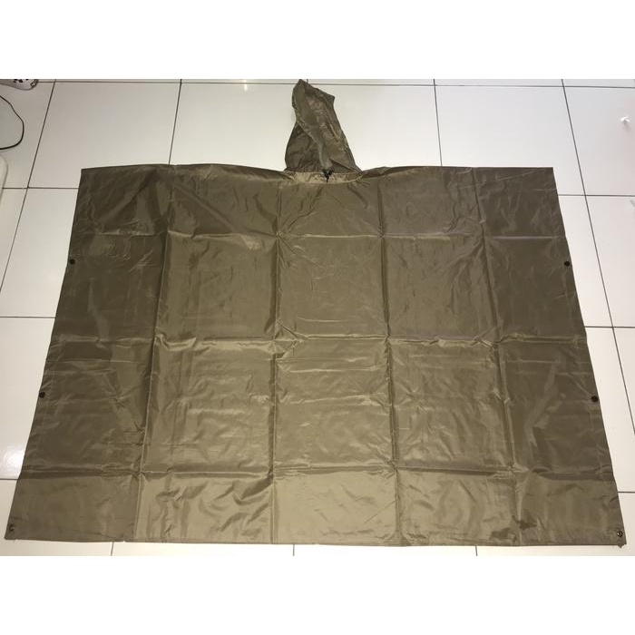 Ponco Coklat / Jas Hujan Ponco Coklat Polri