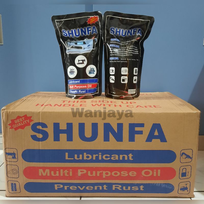 Oli Mesin Jahit Serbaguna Shunfa 900ml 1 dus (24 pcs)