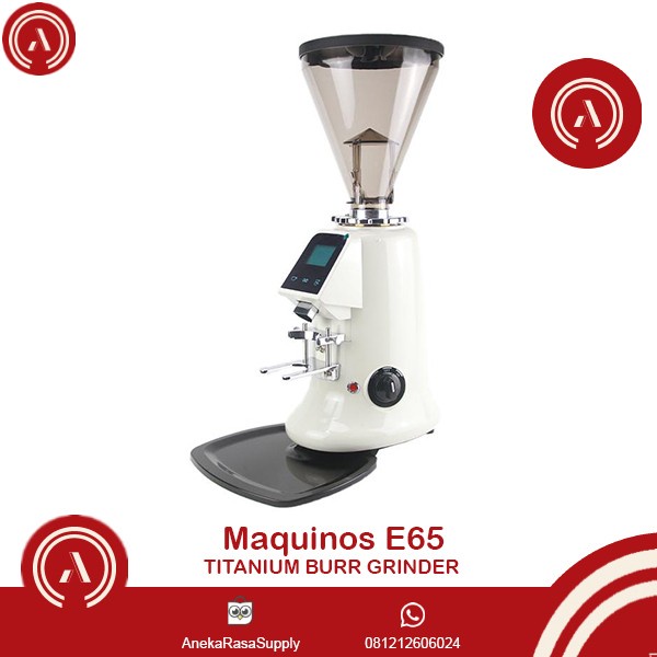 Espresso Grinder Maquinos E65 Titanium Burr Grinder