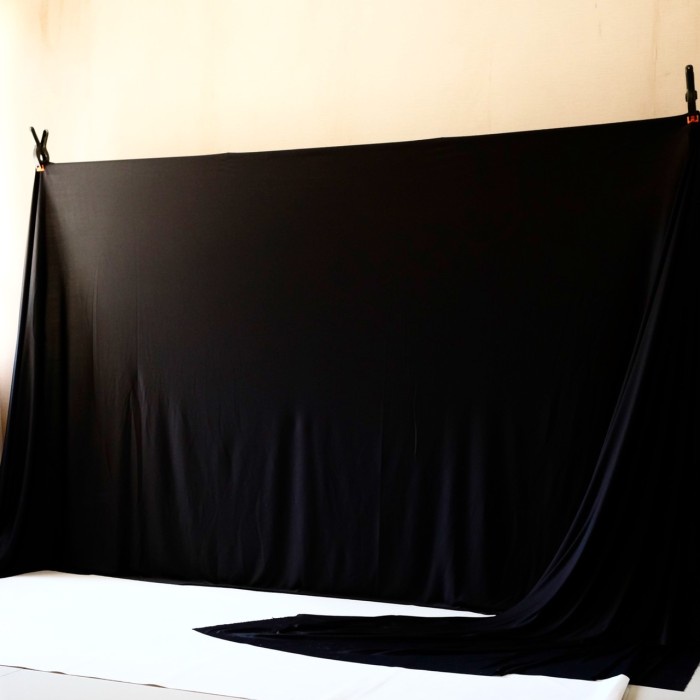 KOMPLIT KAIN BACKDROP KAIN BACKGROUND KAIN DEKORASI KAIN FOTO POLOS HITAM