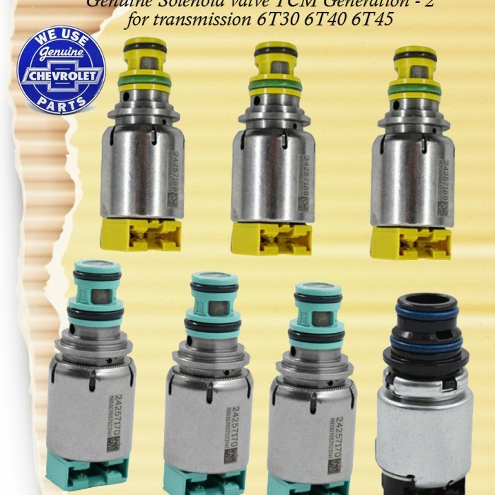 SOLENOID TCM CHEVROLET AVEO - SPIN - CAPTIVA - ORLANDO - CRUZE