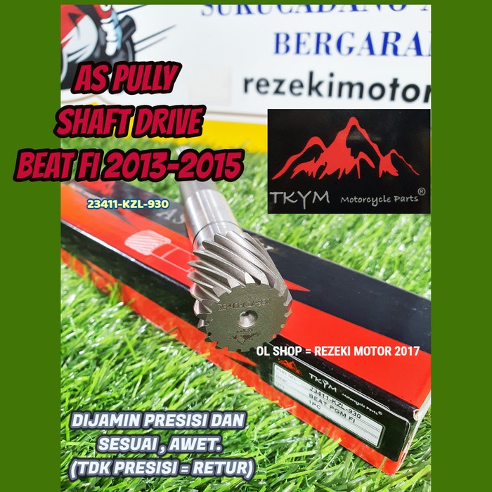 TERLARIS AS PULLY SHAFT DRIVE HONDA BEAT FI INJEKSI 2013 2015 TKYM TAKAYAMA