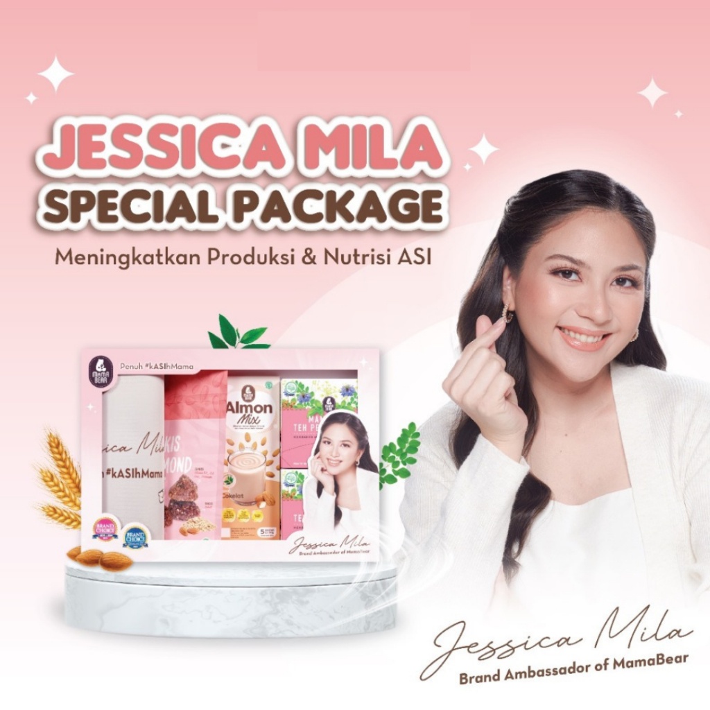 MamaBear X Jessica Mila Package - ASI Booster Gift Hadiah Pelancar Peningkat Produksi ASI Mama Bear