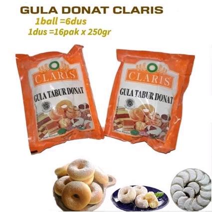 

GULA DONAT CLARIS / Gula Halus Claris @ 250 Gram Gula Halus
