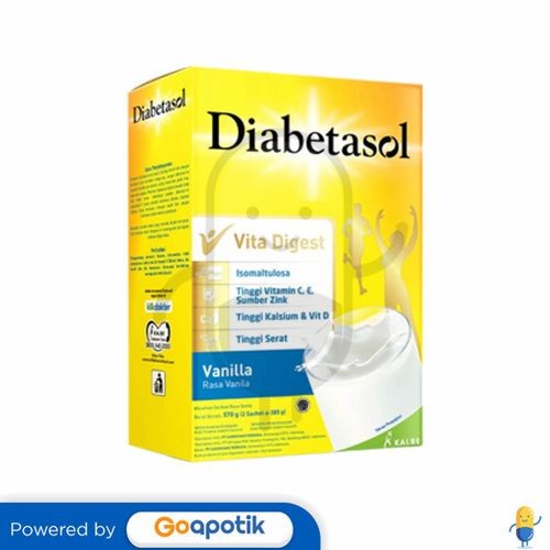 

Terbaru Diabetasol Susu Rasa Vanila 570 Gram Box Ready