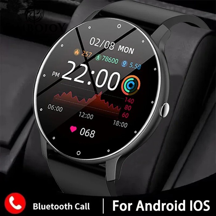 (Expert) BIDEN Smart Watch Pria Olahraga Kebugaran Tidur Heart Rate Monitor