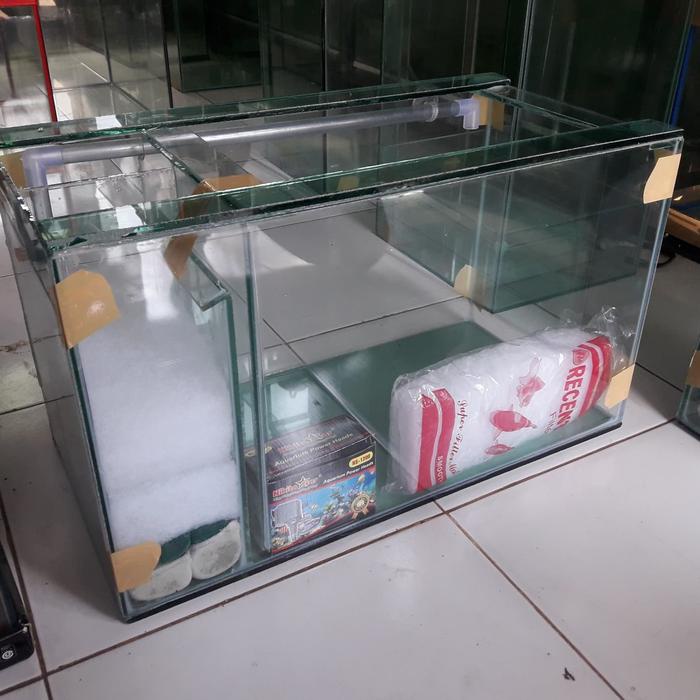 Cat Lover Shop Aquarium 60X30X35 Filter Samping Murmer (1Set)