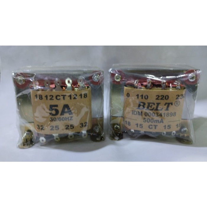 READY STOK! TRAFO 5A / 32V CT BELT KECIL