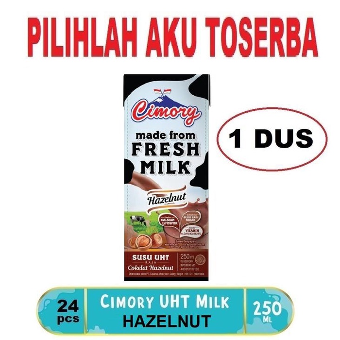 

SUSU CIMORY HAZELNUT 250 ML - (HARGA 1 DUS ISI 24) TERBARU