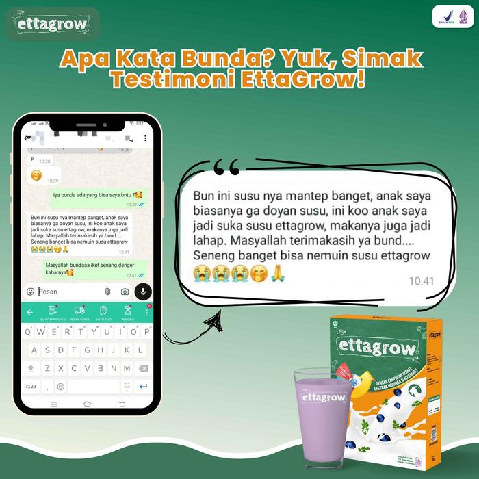 

PAKET 3 BOX SUSU ETTAGROW SUSU KAMBING DENGAN BLUEBERRY & DAUN KELOR UNTUK TUMBUH KEMBANG ANAK DAIRY