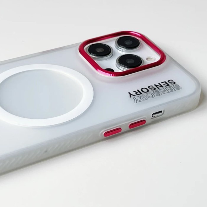 Case Magsafe Iphone 11 12 13 14 15 Pro Max Sensory Matte Anti Kuning Promo