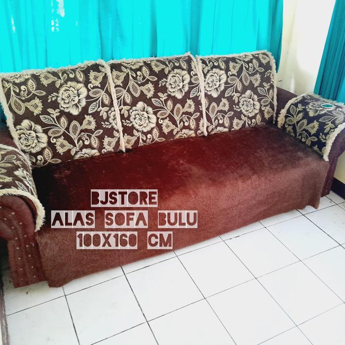 murah- Alas Sofa Bulu Size 100x160 cm / Alas Sofa Bulu Size 85x100 cm / Alas Kursi Sofa Bulu