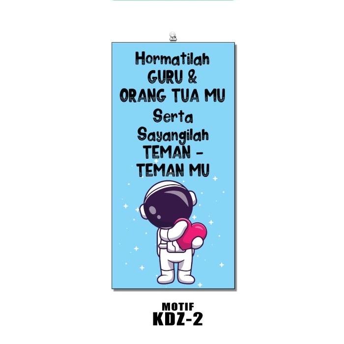 Dekorasi Hiasan Dinding Kata Motivasi Anak Gambar Astronot Untuk Di Rumah Sekolah Kelas (Kd: KDZ)