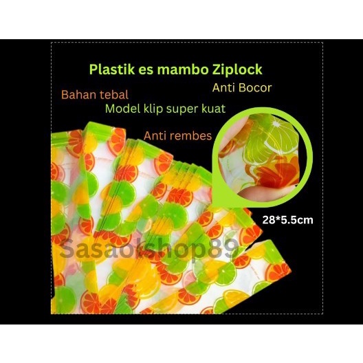 MacamKita- plastik es mambo klip panjang Plastik Es lilin