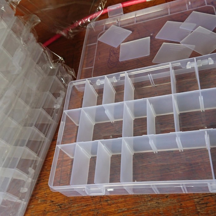 (Expert) wadah kotak plastik komponen baut 24 kotak