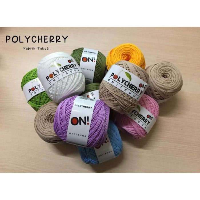 

(PART 1) Benang Rajut PolyCherry Onitsuga