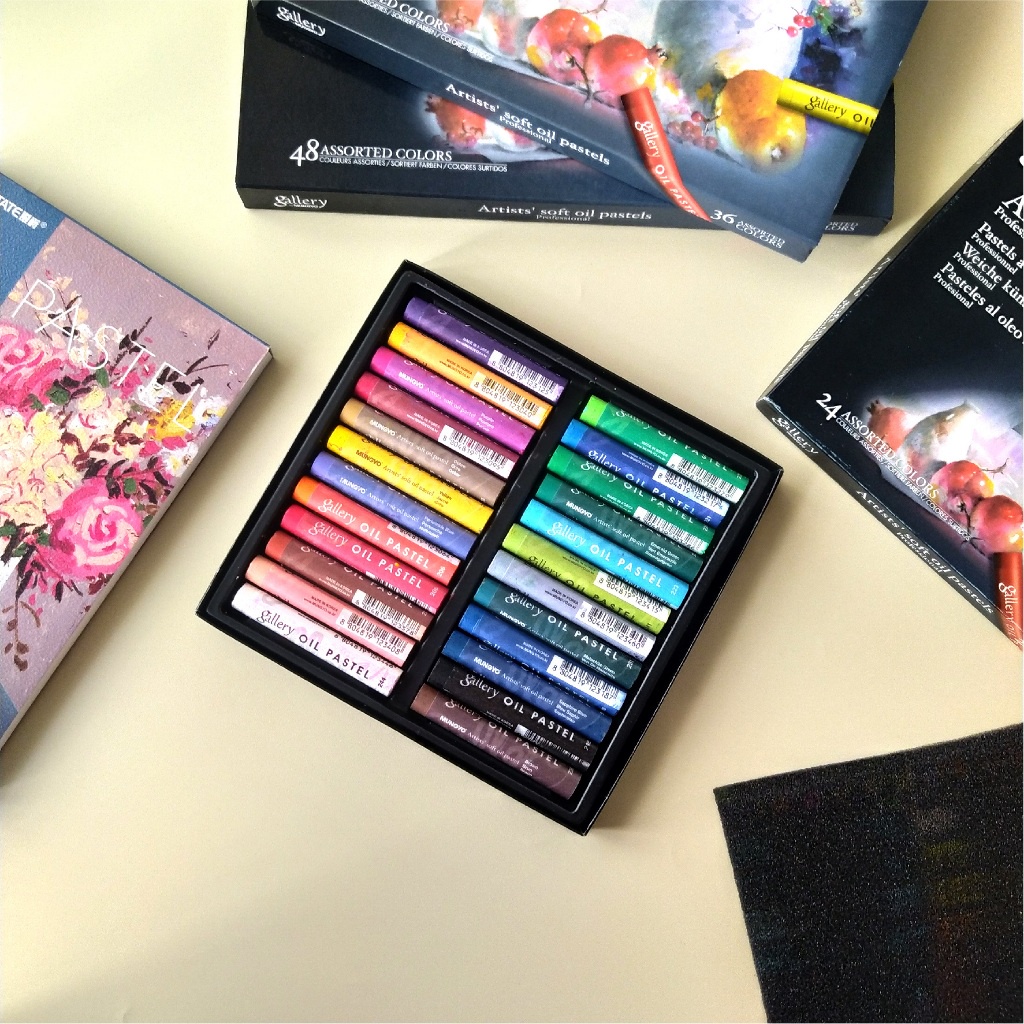 

IK! Mungyo Gallery Artists Soft Oil Pastel Set Crayon Krayon Minyak
