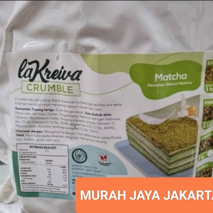 

La Kreiva Crumble Matcha 2,5 Kg