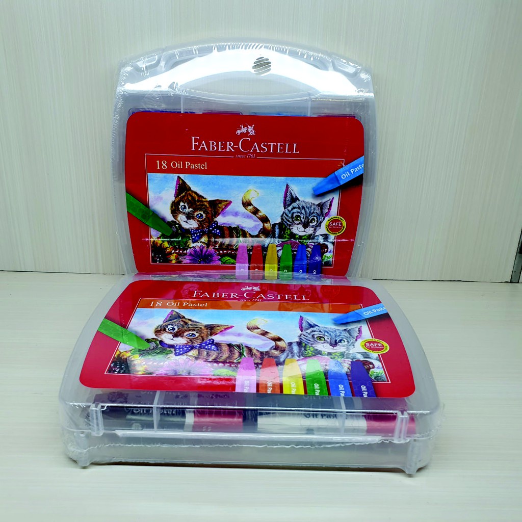 

IK! FABER CASTELL Oil Pastel Set 24 Warna Transparan Crayon