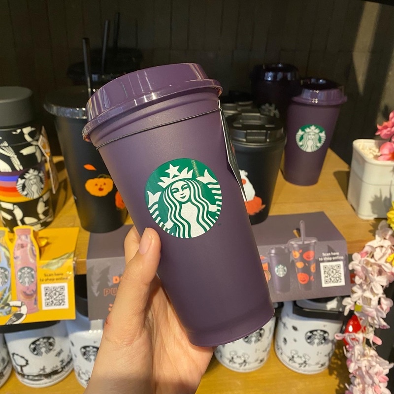 TUMBLER STARBUCKS HOT CUP HALOWEEN 2022 STARBUCKS REUSEABLE CUP