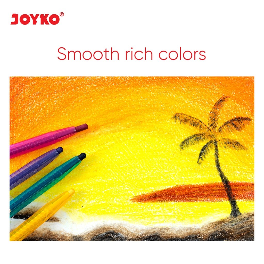 

IK! Twist Crayon Joyko TWCR-24S Panjang 24 Warna Krayon Putar Panjang - set 24 warna SHABQ