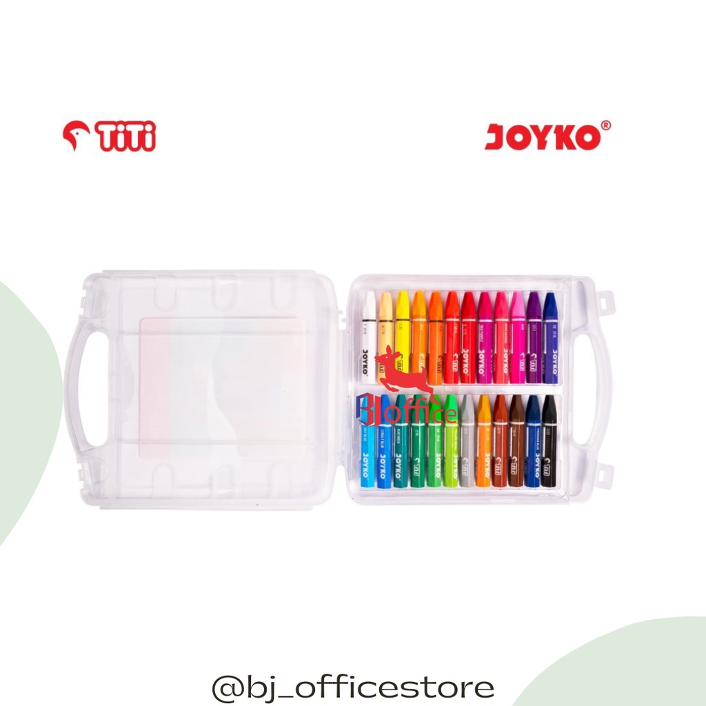 

IK! Krayon / Crayon Titi Joyko 36 Oil Pastels OP-36S / Pewarna