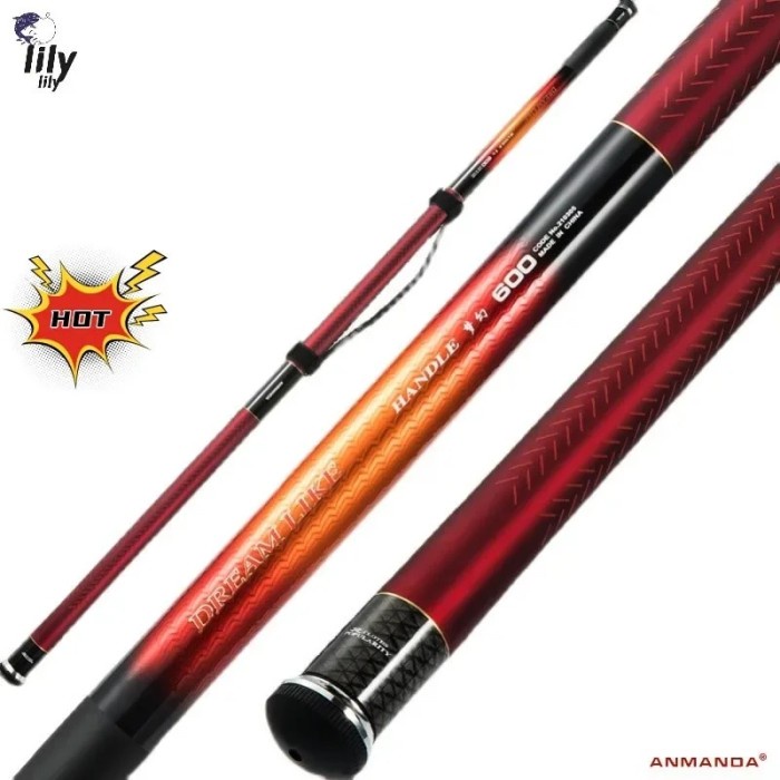 New ANMANDA Dreamland Telescopic Rod Super Hard Rock Fishing Dip Net