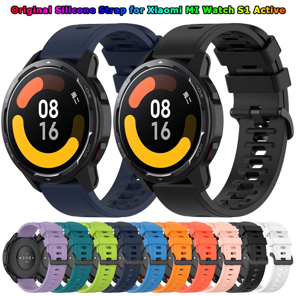 22Mm Silicone Watchband For Xiaomi Watch S1 Active Smart Watch Sports Strap For Xiaomi Watch S1 /Mi