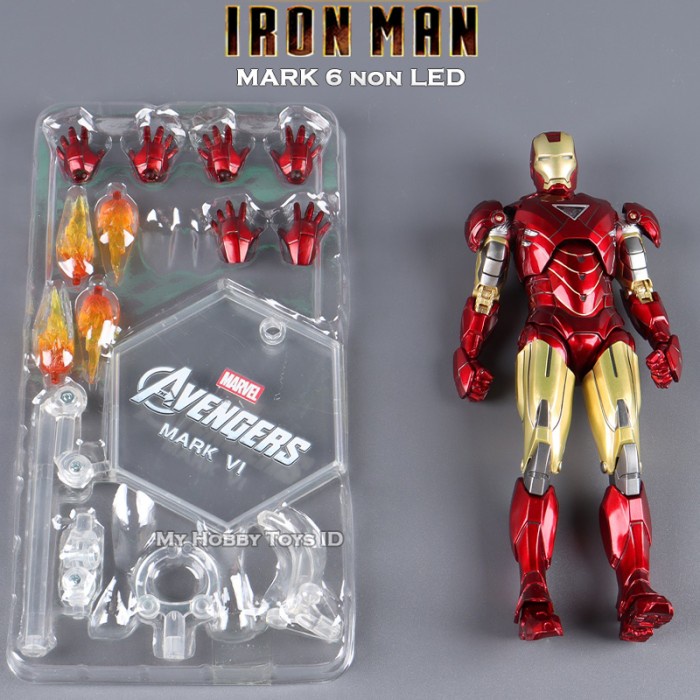 SALE MAINAN FIGURE MARVEL SUPERHERO AVENGERS IRONMAN MARK 6 & 7 ZD TOYS ORI READYY