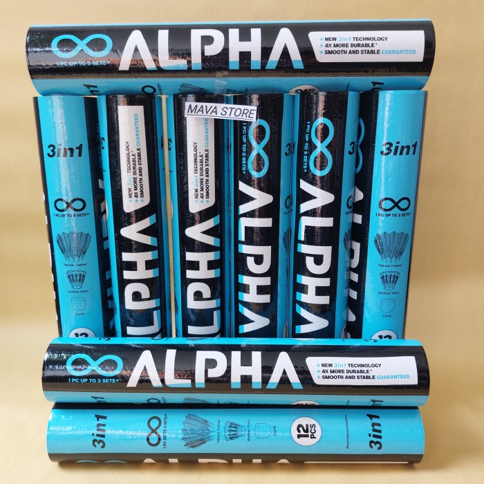 New ALPHA / ALPHA SHUTTLECOCK 3IN1 / BADMINTON